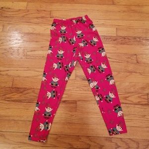 Elf PJ Bottoms Size 7-8